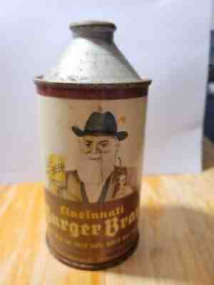 Cincinnati Burger Bran Beer Can Cone top
