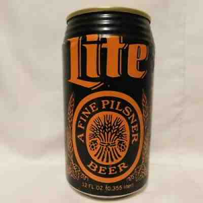 Miller LITE Halloween Party Beer Can Rare 1990 Promotion Empty Collectable