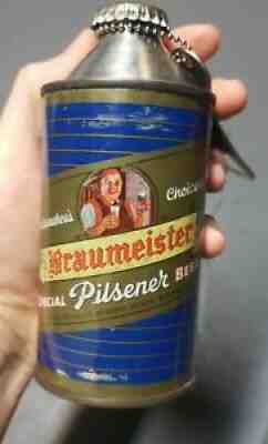vintage antique Braumeister Special Pilsener Beer Can with Cap Opener Milwaukee