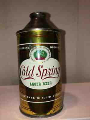 Cold Spring Lager beer Cone top beer can Cold Springs Minnesota