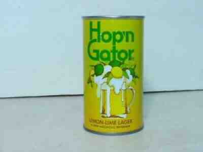 HOP'N GATOR LEMON LIME LAGER BEER CAN TOP OPENED PITTSBURGH BREWING CO PA