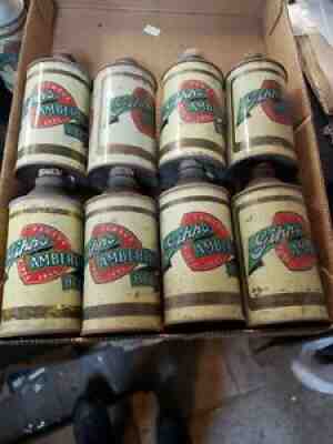 Vintage Gipps Amberlin Beer Cone Top Can X 50 Rare