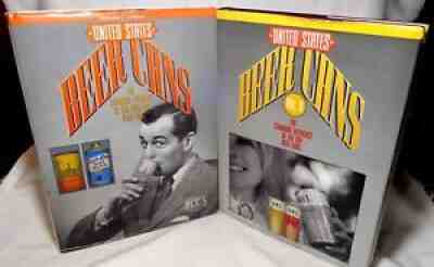 2001 BCCA UNITED STATES BEER CANS VOL. 1 & 2 Price Guide Hard Cover Book Set