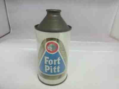 VINTAGE ADVERTISING FORT PITT BEER CONE TOP TIN CAN RARE EXC COND M-511