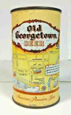 * RARE * OLD GEORGETOWN BEER FLAT TOP CAN - CHRISTIAN HEURICH - WASHINGTON D.C.