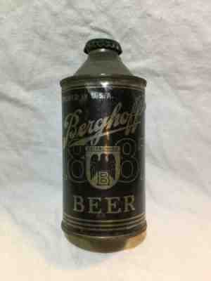  ??RARE ? BERGHOFF BEER CONE TOP BEER CAN.