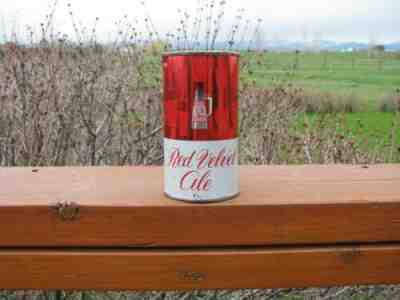 Extremely Rare RED VELVET ALE Old Flat Top Beer Can