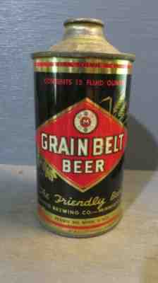 EARLY GRAIN BELT CONE TOP BEER CAN -[EMPTY CANS, READ DESC.]-