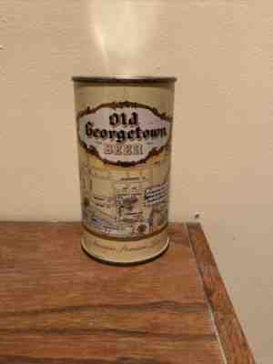 * RARE * OLD GEORGETOWN BEER FLAT TOP CAN - CHRISTIAN HEURICH - WASHINGTON D.C.