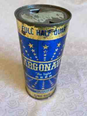 King Size Argonaut Flat Top Beer Can Arizona Brewing Top Opened Rare Find