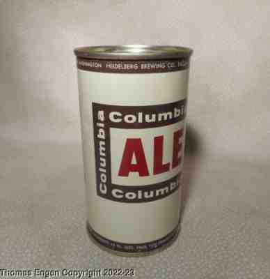 Vintage Columbia Ale Flat Top Beer Can Nice Heidelberg Brewing Tacoma WA 12oz