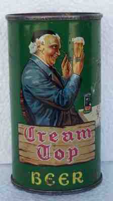 BEER CAN FLAT TOP CREAM TOP MANHATTAN BREWING WHITEWATER CHICAGO WISCONSIN OI