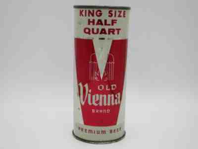 Old Vienna 16 OZ Flat Top Beer Can ( TOUGH - SWEET )