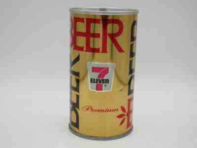 7 Eleven Pull Top Top Beer Can ( WIDE SEAM )