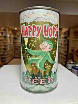 Happy Hops Flat Top Beer Can Grace Brothers Santa Rosa CA 80-15