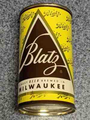 Vintage Blatz Yellow Beer Can. From the Christmas Collection of 1954.