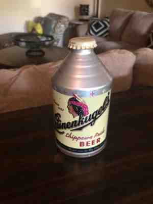 LEINENKUGEL S CHIPPEWA PRIDE BEER CROWNTAINER CONE TOP BEER CAN ~ WISCONSIN