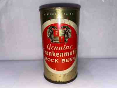 1959 FRANKENMUTH Bock Flat Top Beer Can Brewed in Buffalo, NY MI Tax Lid