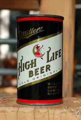 HANDSOME IRTP MILLER FLAT TOP BEER CAN! MUCH TOUGHER THAN THE NON-IRTP!