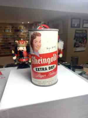 Rheingold Extra Dry Flat Top Beer Can, Hottie Margie McNally, 123-12, Orange NJ