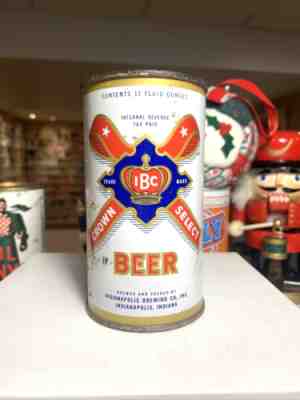 Indianapolis Brewing Company (IBC) Crown Select Flat Top Beer Can, 84-37, IN