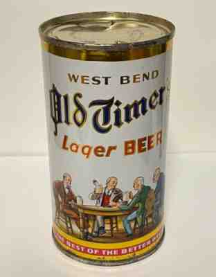 OLD TIMERS LAGER BEER FLAT TOP CAN ALL ORIGINAL Wisconsin BOCK stamped on bottom