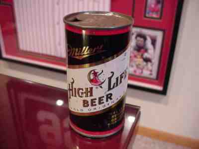 Nice Miller High Life Beer Flat Top Vintage Beer Can, Milwaukee Wisconsin
