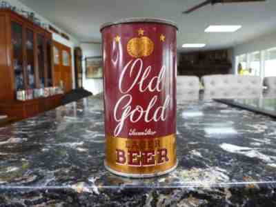 1930s OLD GOLD FLAT TOP BEER CAN MANHATTAN BREWING CO CHICAGO ILL