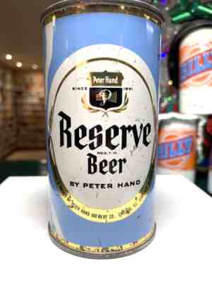 Peter Hand Reserve Flat Top Beer Can, Birdwatcher, 113-28, Chicago IL
