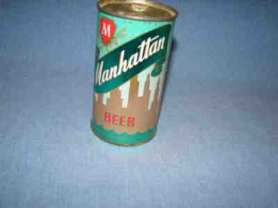 vintage rare Manhattan flat top beer can Cremo Brewing Co New Britian Ct