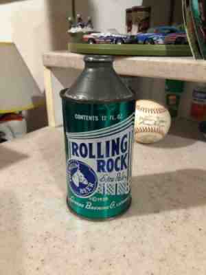 ROLLING ROCK EXTRA PALE CONE TOP BEER CAN C1939
