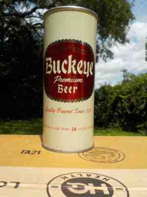 16 OZ BUCKEYE SAN FRANCISCO CALIF METALIC HALF QUART ONE PINT OLD BEER CAN