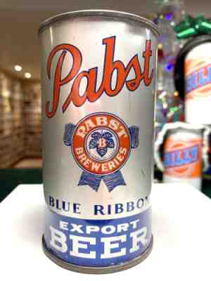 Pabst Export Beer, TapaCan, Flat Top Beer Can, O.I., IRTP, Peoria Hts IL, 110-3