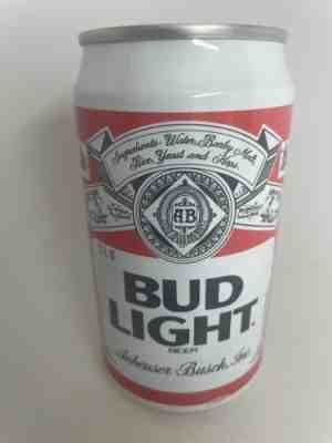 Bud Light Beer - White Aluminum Can. St. Louis, MO. - Unusual â?? Test ??