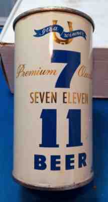 7-11 Seven Eleven super clean top beer can , Chicago Ill EMPTY CAN