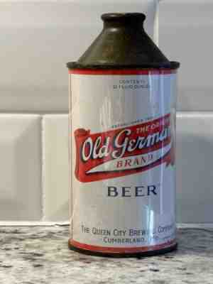 Old German Premium Lager Beer Cone Top Can