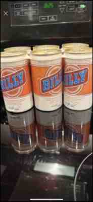 Vintage Billy Beer Unopened Empty 6 Pack of Can with Plastic Holder Carter