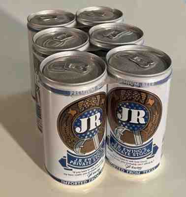 6 1980's Dallas J.R. Ewing's Private Stock Premium Beer Cans