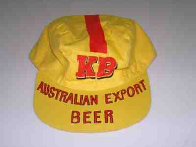 RARE Vintage KB Australian export Lager Beer Tooth & Brewing Co. Australia hat