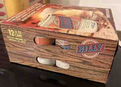 Original Vintage BILLY BEER 12 Pack cardboard with 12 E/cans Jimmy Carter