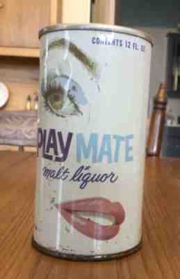 EMPTY, COLLECTORS, Original Play Mate beer can - Bottom Is Opened, Not The Top