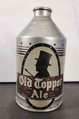 OLD TOPPER ALE CROWNTAINER CONE TOP BEER CAN ROCHESTER, NEW YORK Vintage