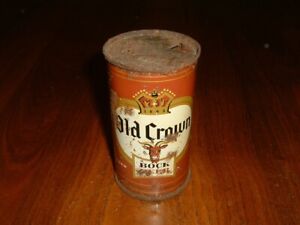 Old Crown Bock Beer can flat top Centlivre brg corp. Ft. Wayne , In.