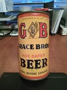 Grace Bros. GB Age Dated OI Flat Top (EMPTY) Beer Can, USBC #67-23