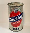STERLING PILSNER BEER flat top can OPENING INSTRUCTION IRTP  Evansville INDIANA