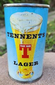 Tennents Anns Day Empty Flat Top Beer Can