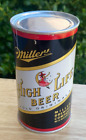 Vintage Miller High Life flat top beer can - EMPTY IRTP See description