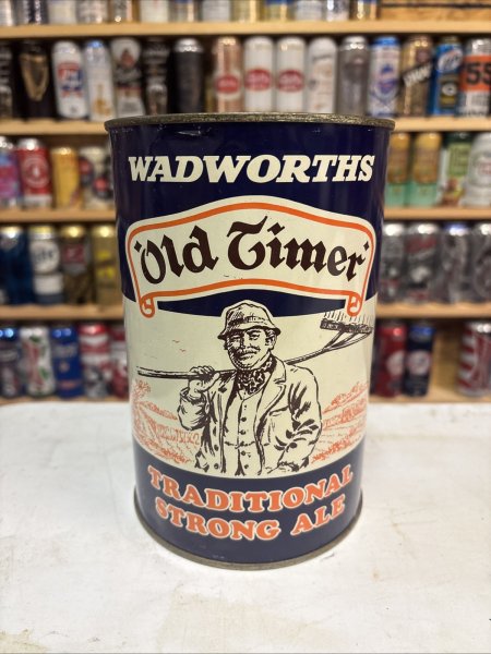 New ListingWADWORTHS OLD TIMER TRADITIONAL STRONG ALE 2.22 LITRES FLAT TOP BEER CAN