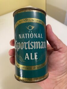 Rare NATIONAL SPORTSMAN ALE ?Beer Can  Detroit, MI with Vanity Florida Lid