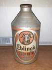 Ebling's Bock 12oz Crowntainer Cone Top Beer Can EMPTY Front Looks Good